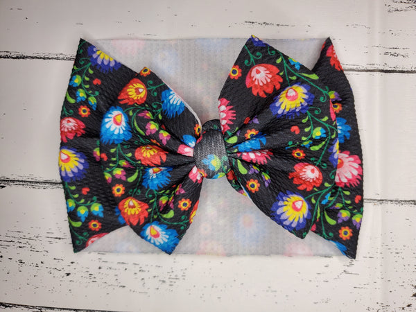 Big Bow with headwrap pattern