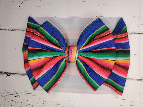 Big Bow with headwrap pattern